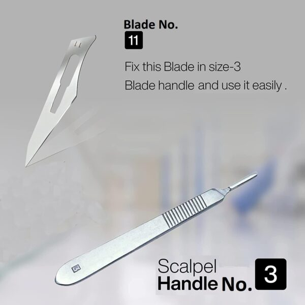 100 Blades With 5 Handle for DIY Art & Craft and Lamination Cutting - Image 4