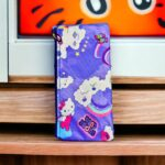 Hello Kitty Pencil  Storage Stationery Pouches for Boys and Girls Soft Cute Cotton Pouches for Student and Artist- Purple Small