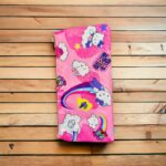 Hello Kitty Pencil  Storage Stationery Pouches for Boys and Girls Soft Cute Cotton Pouches for Student and Artist- Pink Small