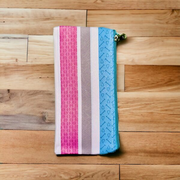 Multicolour Pencil  Storage Stationery Pouches for Boys and Girls Soft Cute Cotton Pouches for Student and Artist- Design 1