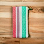 Multicolour Pencil  Storage Stationery Pouches for Boys and Girls Soft Cute Cotton Pouches for Student and Artist- Design 3
