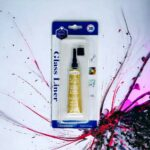 Glass Liner Colors 3D Glass Color for Glass Paint Outliner Art and Crafts Supplies, Non-Toxic, Opaque Finish, Heat-Resistant Formula- 21ml (Gold)