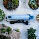 Mini Handheld Hot Air Gun-Electric Portable Heat Gun for Resin Art Work, DIY Craft Embossing, Shrink Wrapping PVC, Drying Paint & Other Craft Work