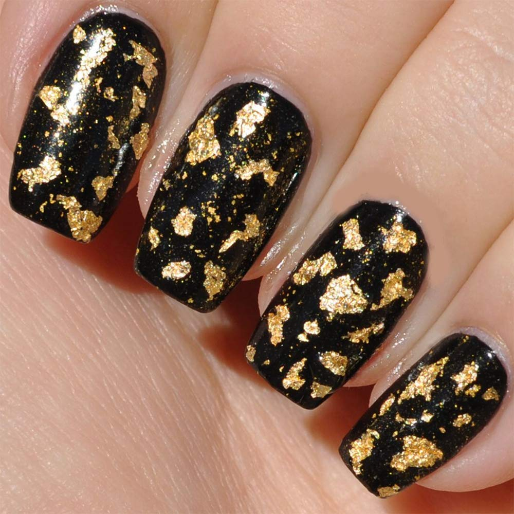 Gold Leaf Flakes 3 Bottles Imitation Gold Silver Copper Colours Metallic Leaf Foil Flakes For Resin Jewelry Painting Crafting And Nail Art 5g Bottle