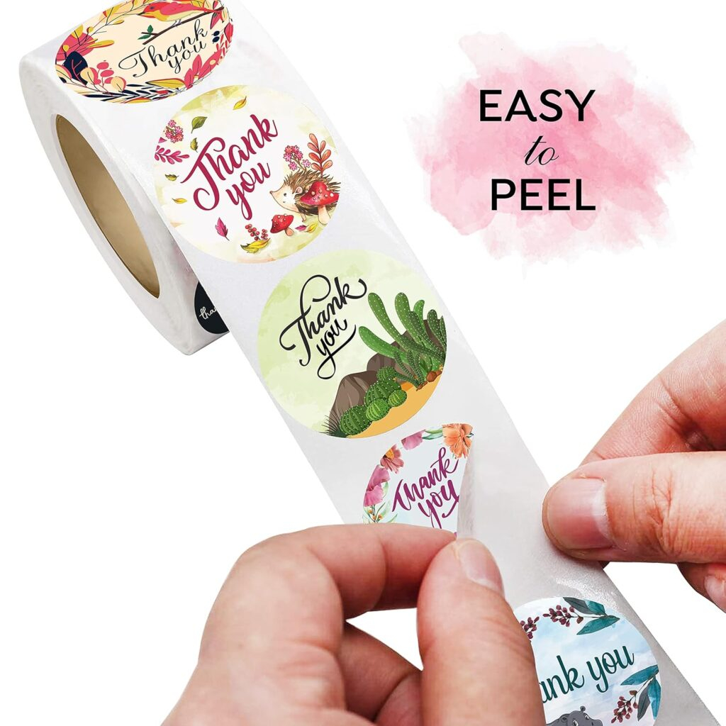 Happy Birthday Stickers Self Adhesive 1 Inch- 500 Stickers