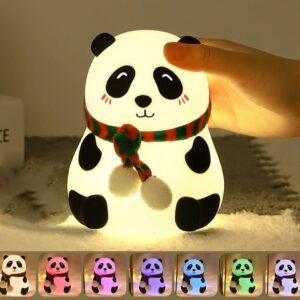Silicone Panda Night Light for Home- Kids | 7-Color LED Changing Lamp
