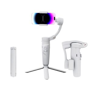 3-Axis Gimbal Stabilizer | Advanced Gyroscope | Shake-Free Footage | Face Tracking and Object Tracking | 2500mAh Battery